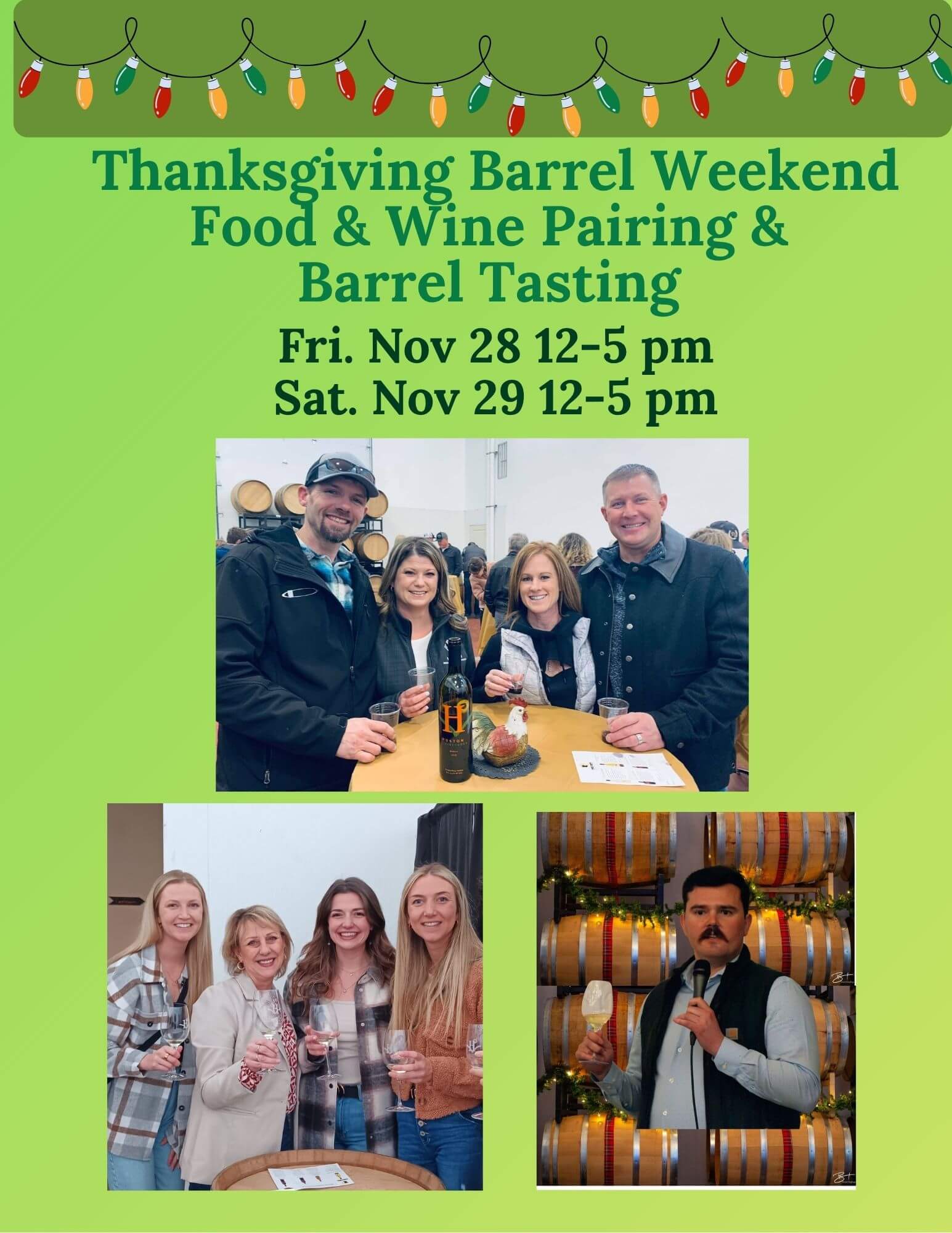 Barrel Weekend at Huston Vineyards