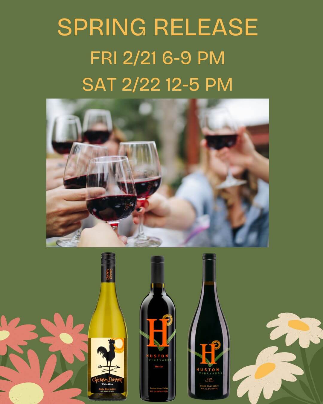 Huston Vineyard’s Spring Release Party