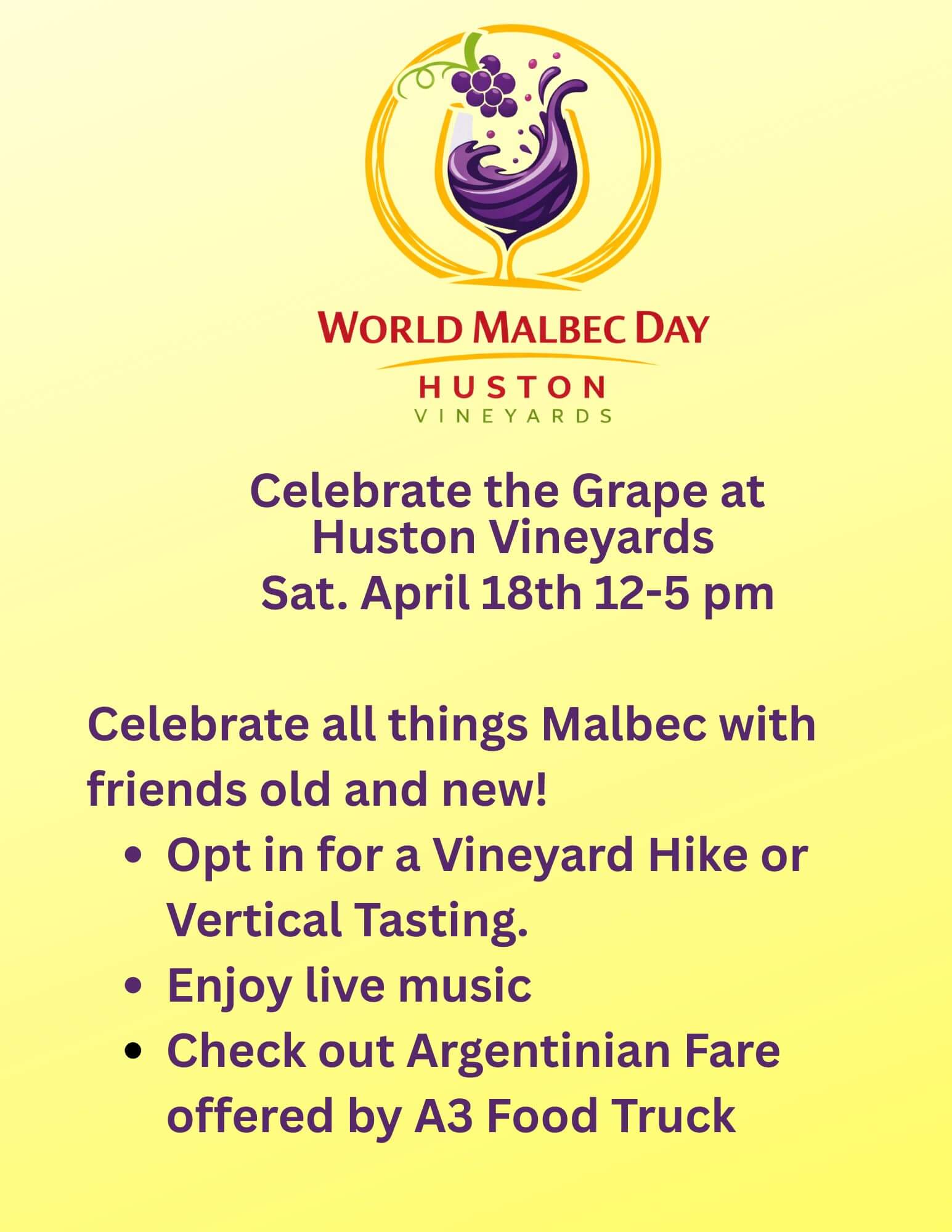 Malbec Fest — Wine • Food • Adventure