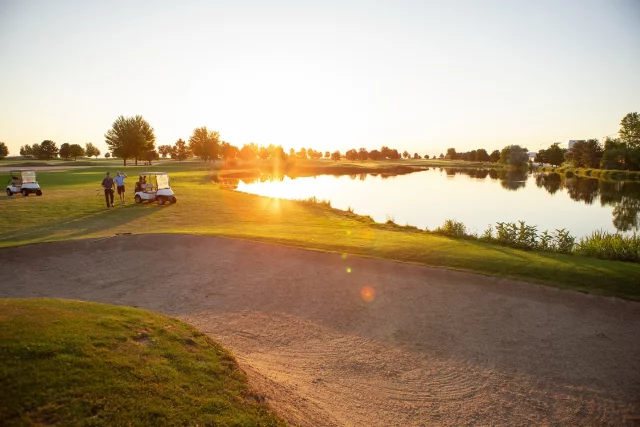 Home Looking for your next round? Nampa offers three exceptional courses:
⛳️Ridgecrest Golf Club - 27 holes of pure excellence! This Golf Digest four-star rated course delivers championship-quality play across multiple layouts.
⛳️ RedHawk Public Golf Course - Where stunning meets challenging! Opened in 2014, this 18-hole championship course offers breathtaking panoramic views of Lake Lowell and the Owyhee Mountains. Fast greens, rolling fairways, and a world-class practice facility make this a must-play destination.
⛳️ Centennial Golf Course - Conveniently located just off I-84, this 6,700-yard par 72 course combines generous fairways with strategic challenges. Professional staff and full amenities ensure a premium experience for every golfer.